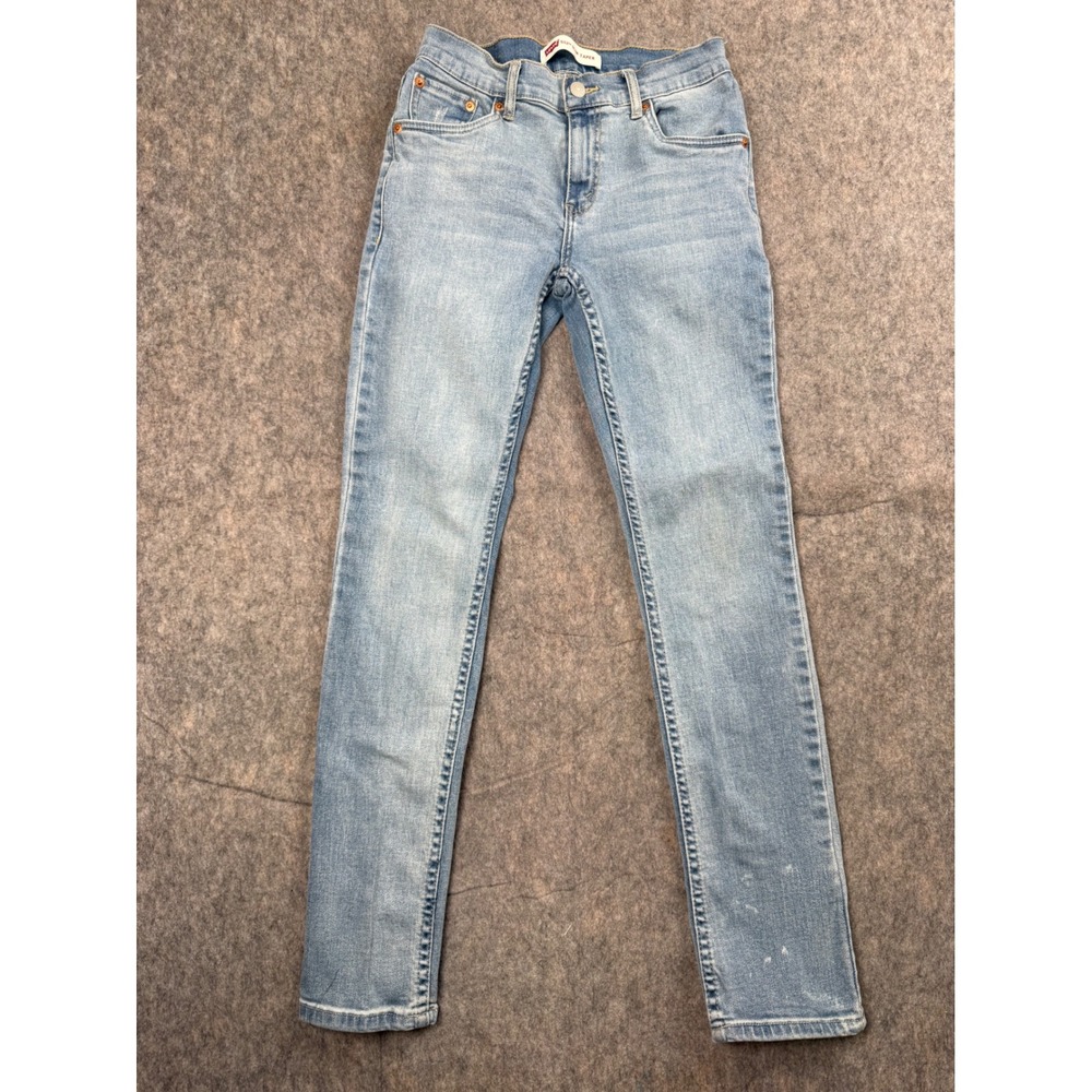 Levis 512 Slim Taper Jeans Boys Size 16 Regular Light Wash Denim W28 L28